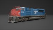 CN Heritage Unit #8952 in GT Livery