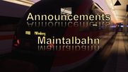 Announcements Maintalbahn Aschaffenburg Miltenberg
