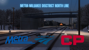 Metra Milwaukee District North Line V2.8 (Hi-line track replacements now available. Look in install instructions for details)
