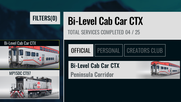 Caltrain Baby Bullet Cab Car Selectable In The Timetable