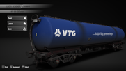 VTG Rail Blue TEA Wagon Livery