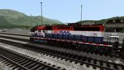 BCRail SD40-2 Searchlight Simulations