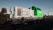 Original Vossloh G6 skin with  green and grey