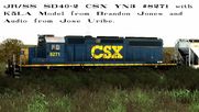 JR/SS SD40-2 CSX #8271
