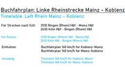Left Rhein: Book Timetable 