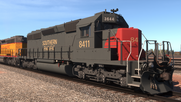 SP SD40 8411 'Bloody Nose' (SMH SD40-2 Livery)