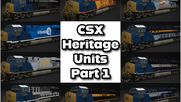CSX Heritage Pack For Cajon Pass ES44C4 (PART 1)